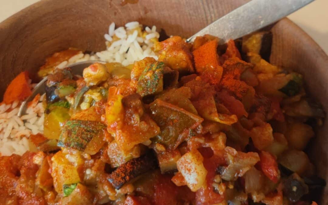 Ratatouille Variationen mit Curry & Paprika